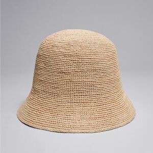 & Other Stories Woven Straw Bucket Hat